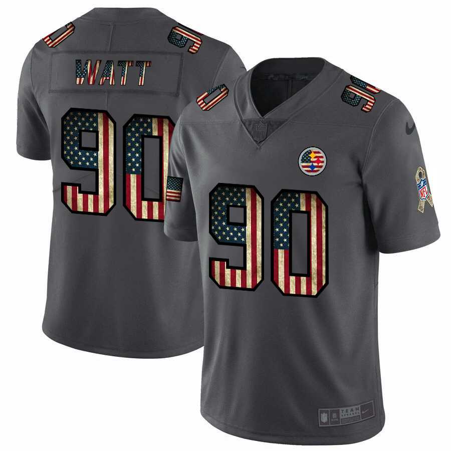 Nike Steelers 90 T.J. Watt 2019 Salute To Service USA Flag Fashion Limited Jersey Dyin,We sell and wholesale Nike Steelers 90 T.J. Watt 2019 Salute To Service USA Flag Fashion Limited Jersey Dyin on line form chian!